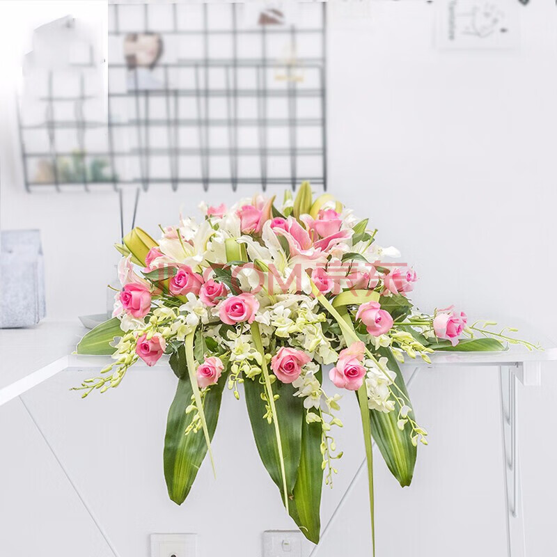 鲜花速递会议桌花演讲讲台花宴会签到花前台花商务会议鲜花小桌花全国