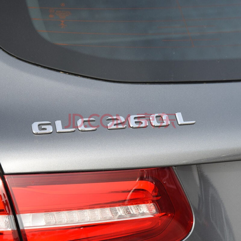 標躍19-2020款奔馳glc200l glc260l改裝glc300l車標4matic四驅標尾標