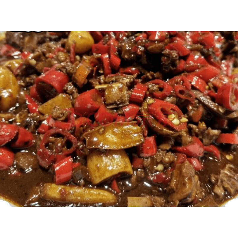 正宗莲花血鸭 江西萍乡莲花特产老萍巷茶油血鸭莲花一把勺 莲花血鸭一