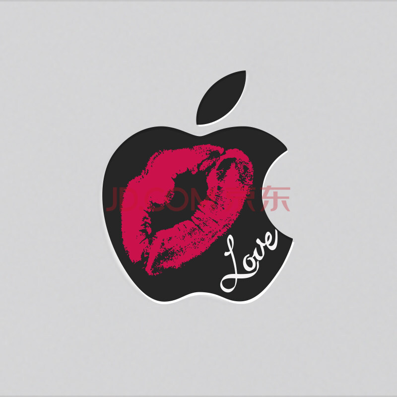 苹果logo贴纸 macbook air贴纸苹果笔记本logo彩膜mac pro电脑贴膜