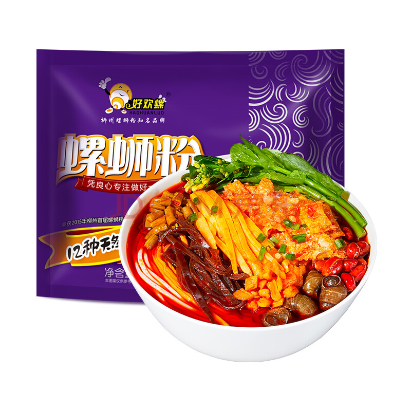 好歡螺 haohuanluo 螺螄粉(水煮型)廣西柳州特產 方便速食粉絲米線 加