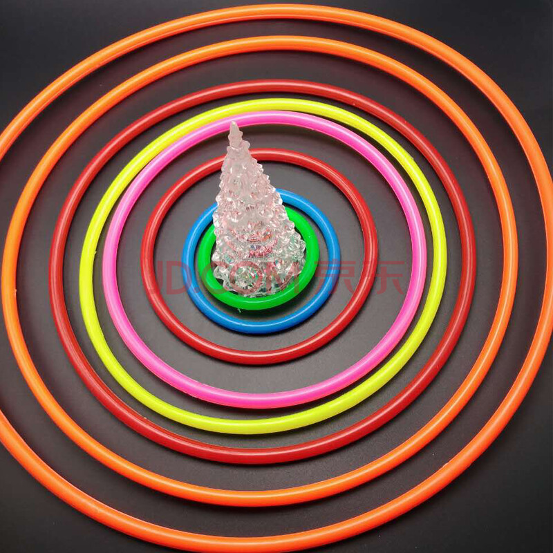 夜市地摊投掷耐摔塑料实心套圈学校公司亲子晚会节户外游戏10个价 40