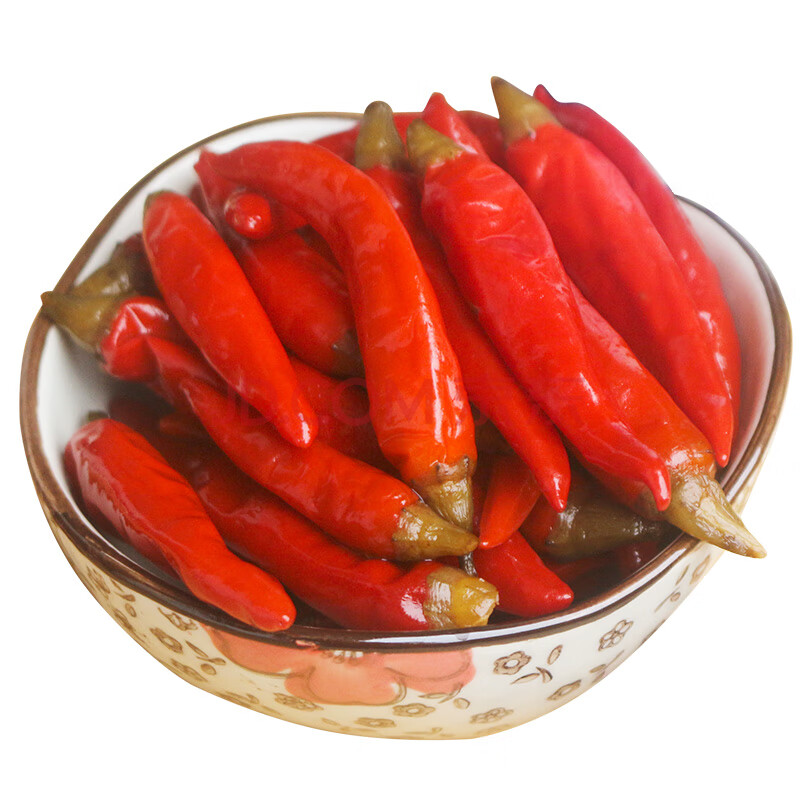 蓉城味道 四川泡椒泡红小米椒泡辣椒泡红椒酸红椒小米椒泡海椒350g