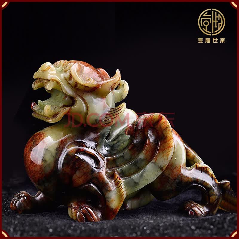 貔貅摆件一对招财客厅电视柜摆设皮休大号开业礼品家居玄关摆件玉雕