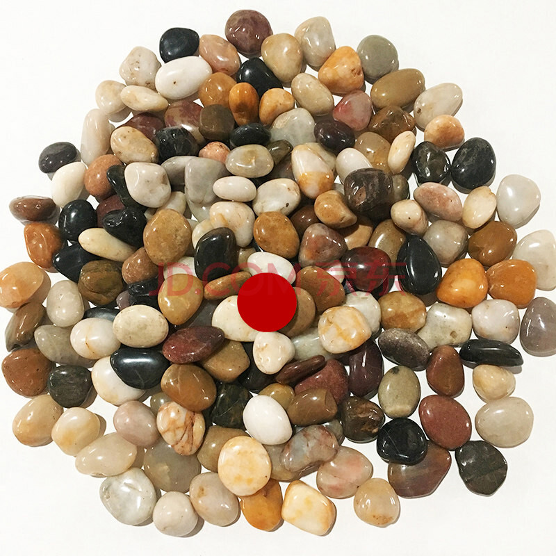 天然小石头小石子雨花石原石鱼缸石头五彩石彩色石头鹅软石 精品小