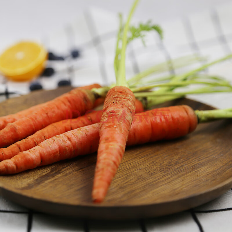 生鲜专营店新鲜带叶手指小胡萝卜5斤包邮 红卜仔 迷你胡萝卜 新鲜手指