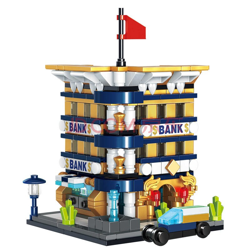 宇星模王街景城市建筑系列迪士尼女孩梦幻乐园城堡兼容乐高小颗粒益智