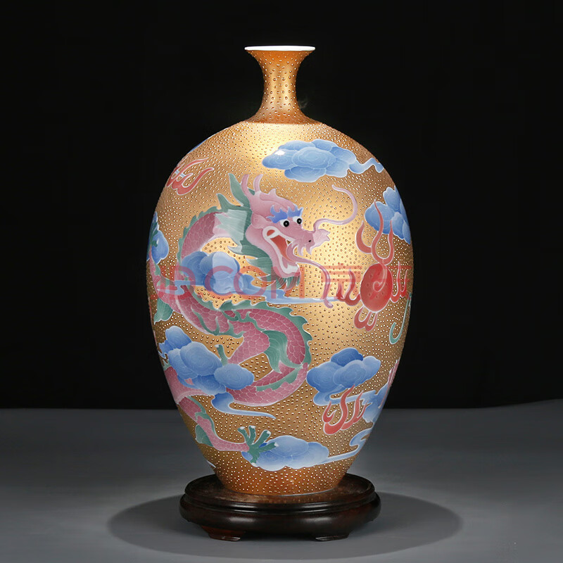 湖南省工艺美术大师 肖建辉作品 祥龙遨天