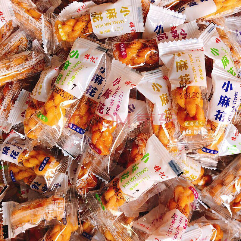 梓忆 红糖麻花咸味 天津零食小吃500g 散装手工小麻花小包装 9.