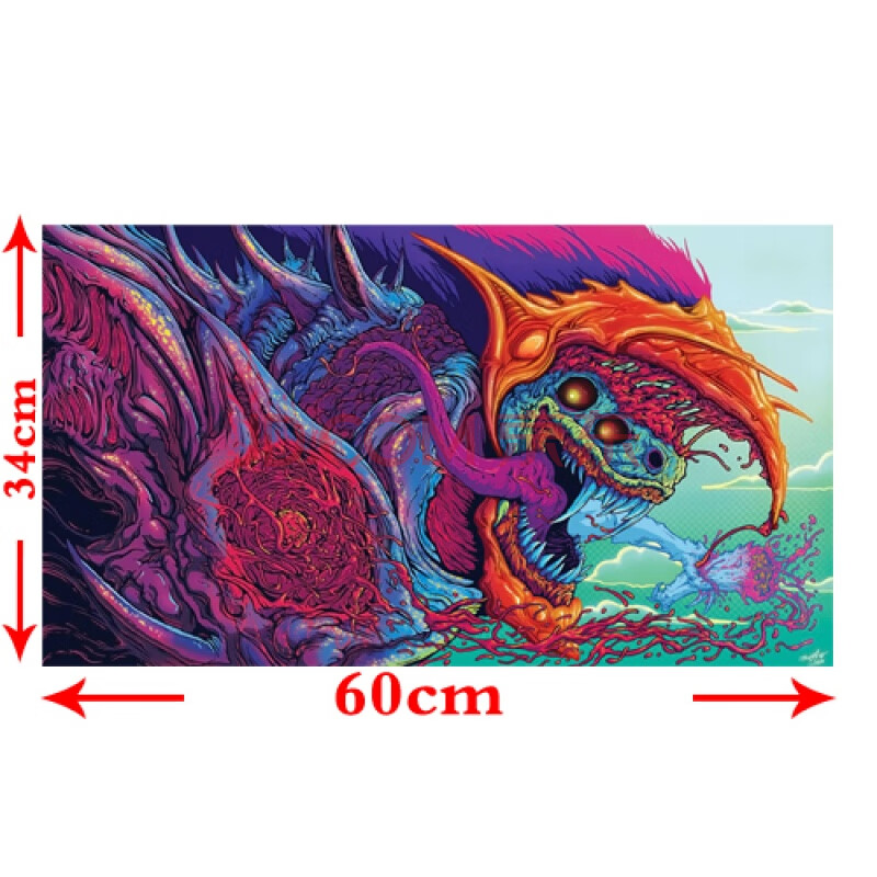 csgo海报周边游戏实物暴怒野兽火神kennys niko 鸡脖先生 暴怒野兽 满