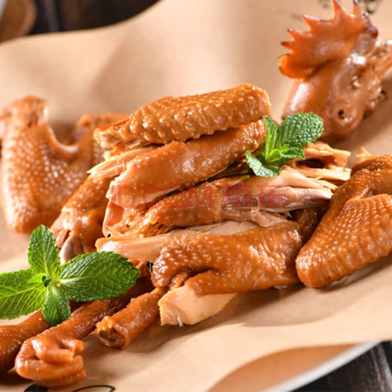 紫光园 烤鸡即食熟食鸡肉食品手撕鸡 下酒菜760g
