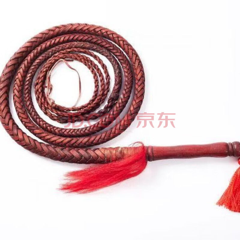 纯牛皮鞭子健身响鞭甩鞭长鞭武术防身鞭陀螺鞭运动鞭麒麟鞭免保养