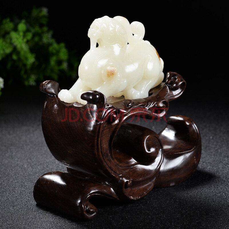 和田玉白玉 貔貅摆件275.72克 驭达珠宝玉器