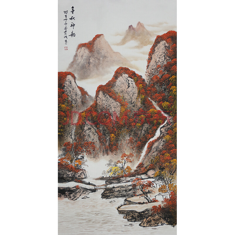 山东美协会员 范海《金秋神韵》