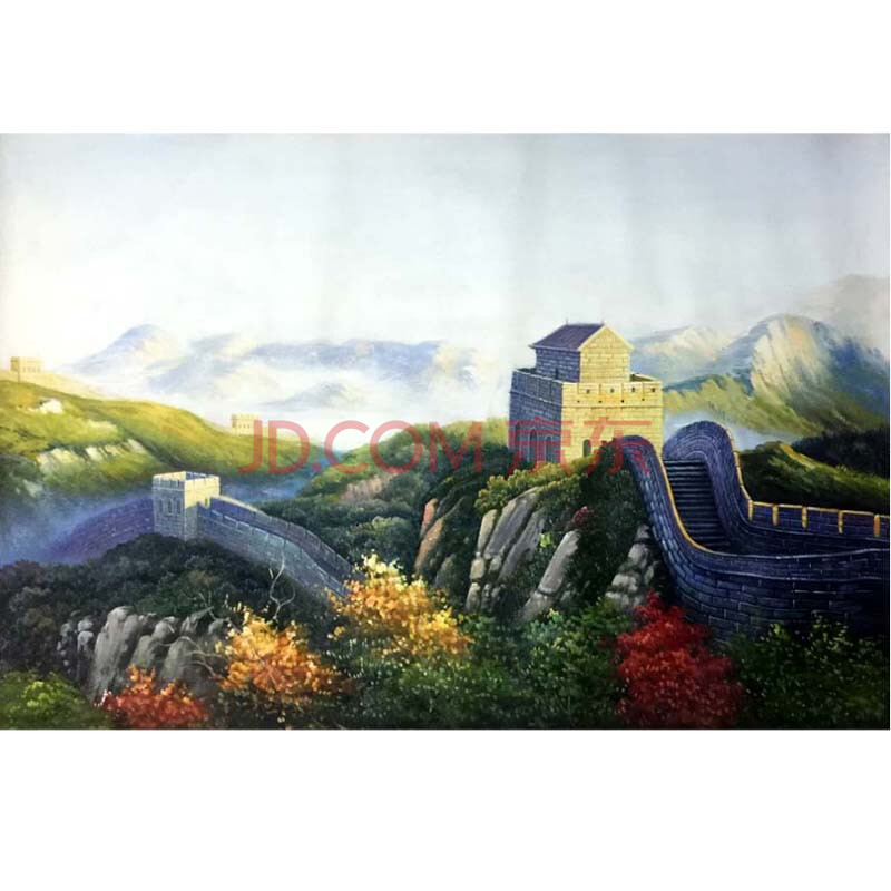 刘欣《长城长》布面油画