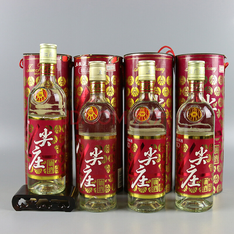 尖莊麴酒(圓桶鐵蓋) 94年 52度 500ml 4瓶 【23】(名酒,陳年老酒)