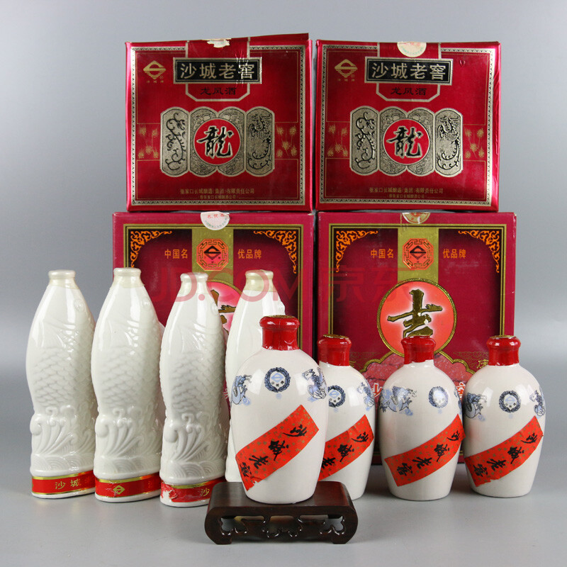 沙城老窖 92-98年 50-52度 250ml 8瓶/4盒【30】(名酒,老酒)