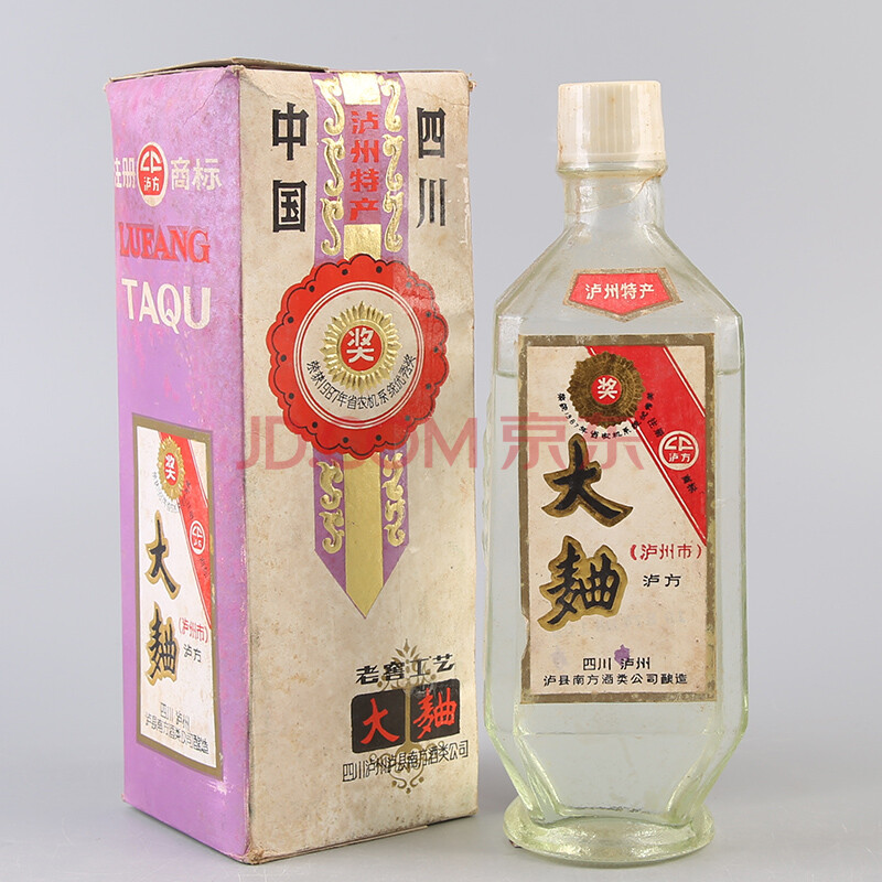 泸州市大曲 1987年 高度 500ml 1瓶【72】(老酒)