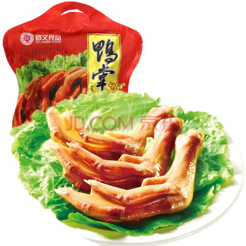 修文食品 修文鸭掌400g/袋