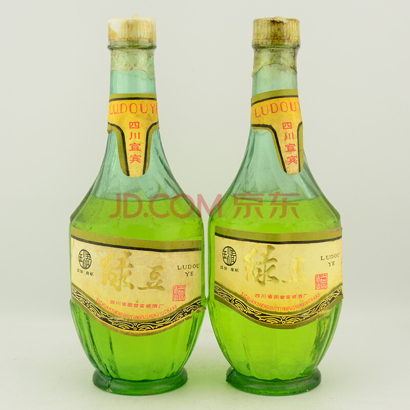 【即刻拍】綠豆液 80年代 高度 500ml 2瓶 【43】(白酒 老酒)