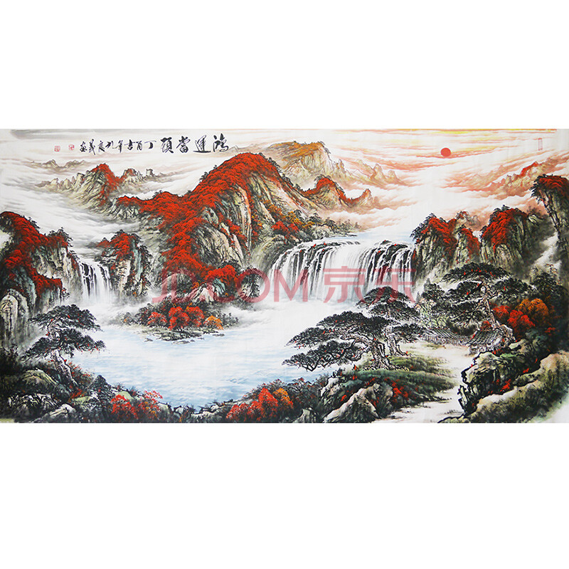 孔子第七十三世孙 中国书画家协会 孔庆义 2.4米【鸿运当头】