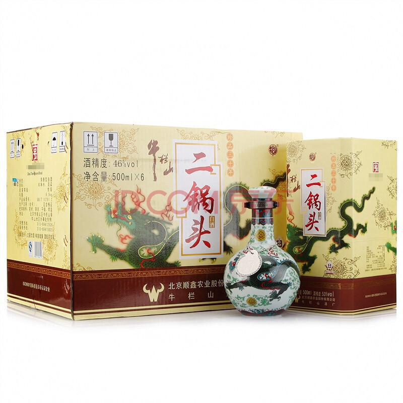 牛欄山 珍品三十年二鍋頭 46度 500ml*6瓶 整箱裝