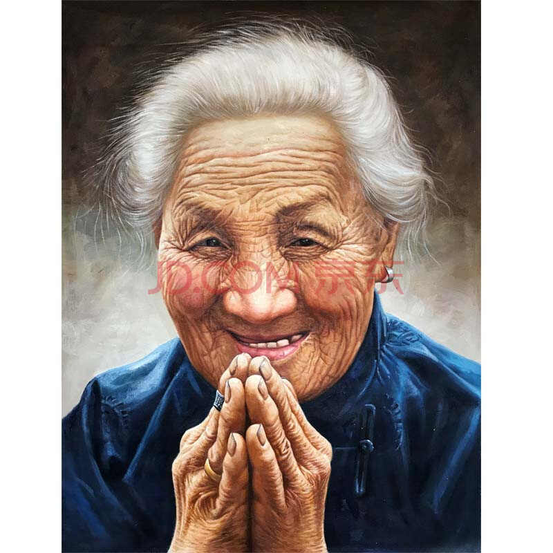 陈浩 油画《祈福》收藏珍品