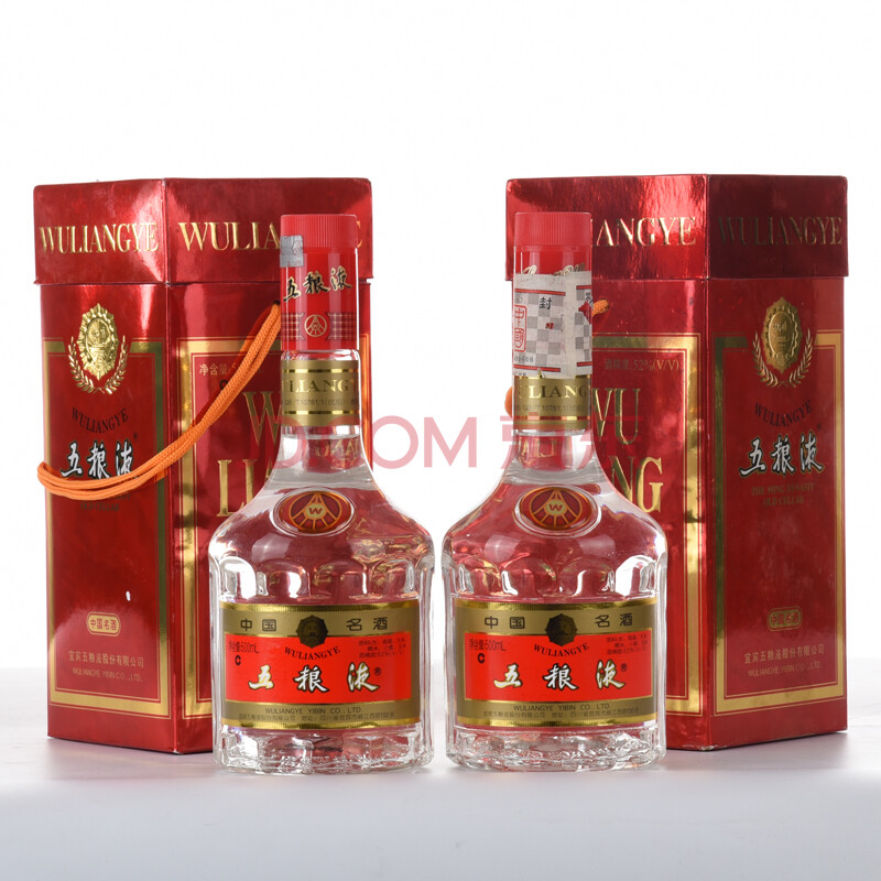 2011年11月製中国名酒五粮液 500ml 52度クリアボトル ケース 古酒-