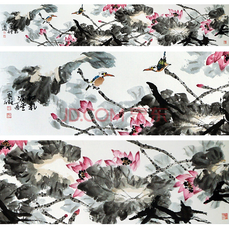 48米 精品长条《满堂和气》极具收藏价值