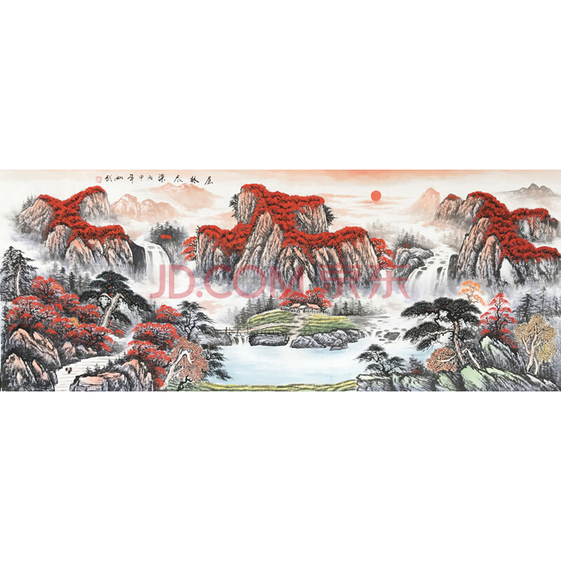 职业画家刘如武《层林尽染》