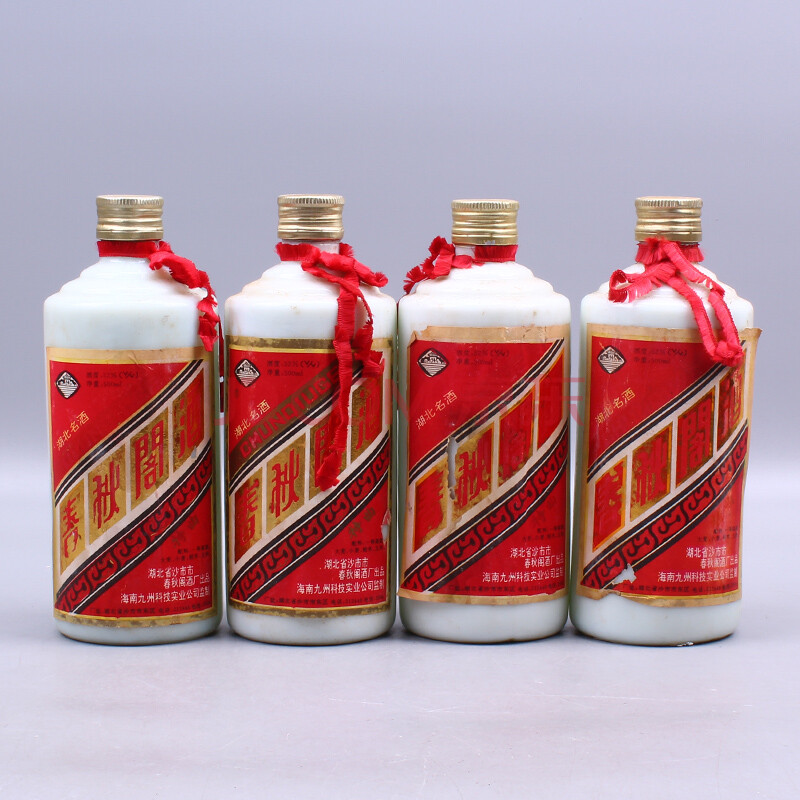 春秋阁酒 1990年代 52度 500ml 4瓶【49】(白酒 老酒)
