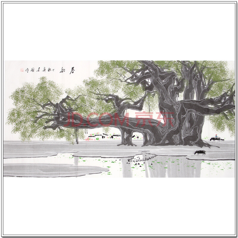 广西美协会员 陈建国 《春韵》