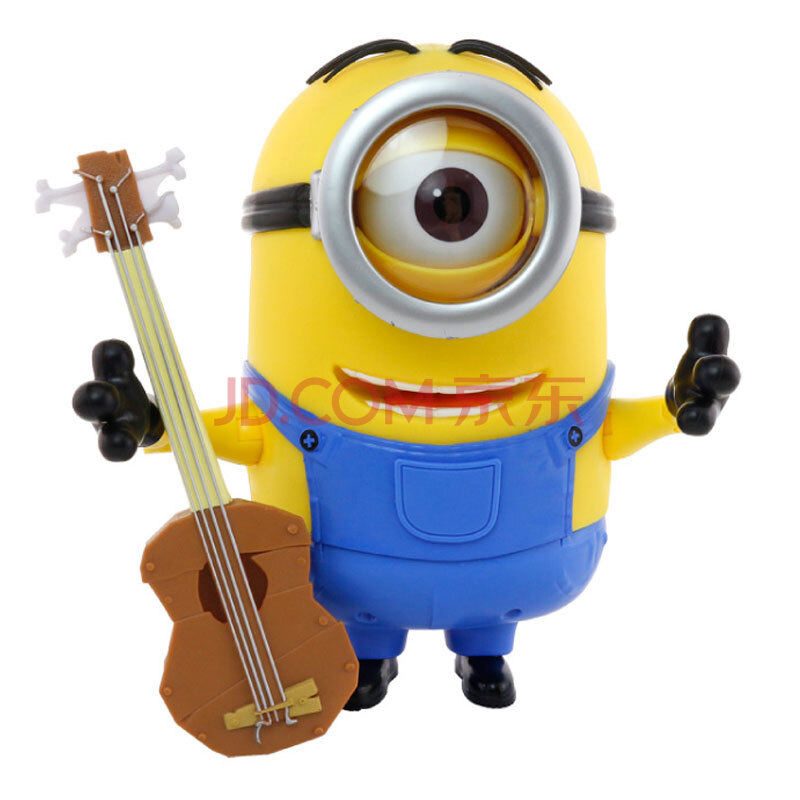 凯利特小黄人大眼萌系列 益智变形孩子随身手办玩具 20172吉他改良