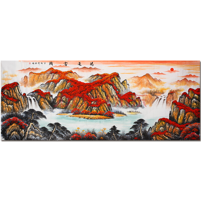 4米巨幅珍品 林浩湖《鸿运当头》