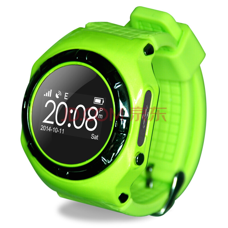 智能定位电话手表手机 小孩安全卫士gps卫星定位追踪实时对讲 绿色