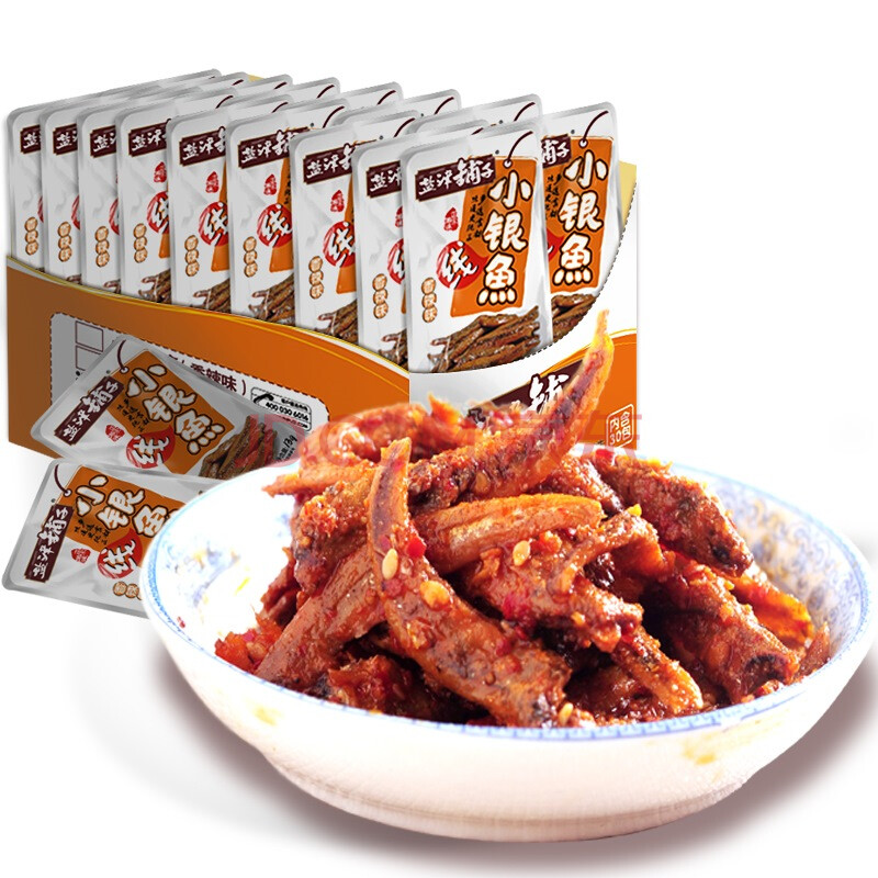 盐津铺子 小银线鱼香辣味 13g*30