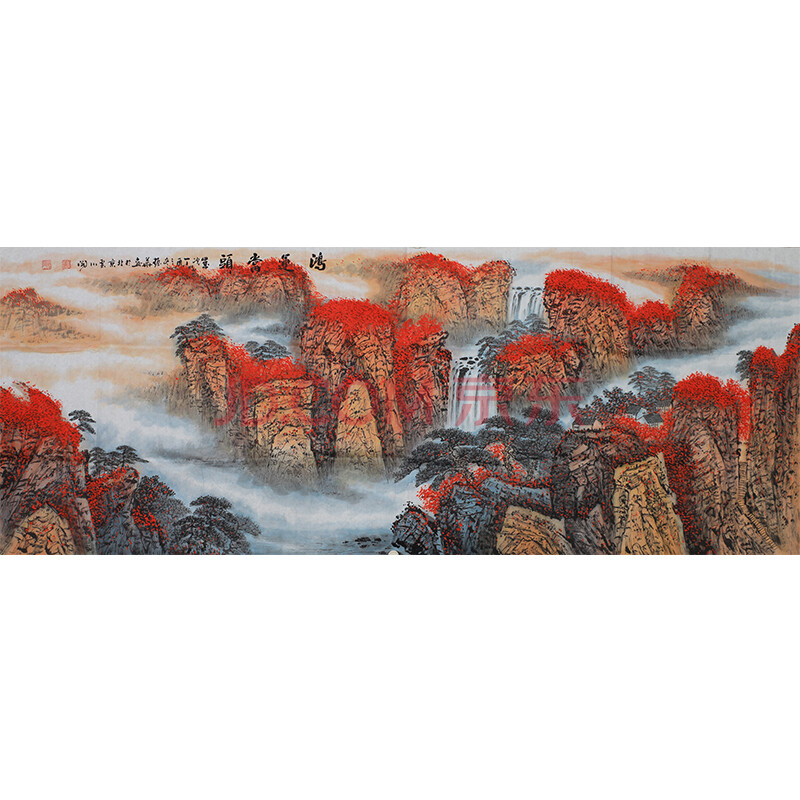 中国美术家协会会员 卢振华《鸿运当头》