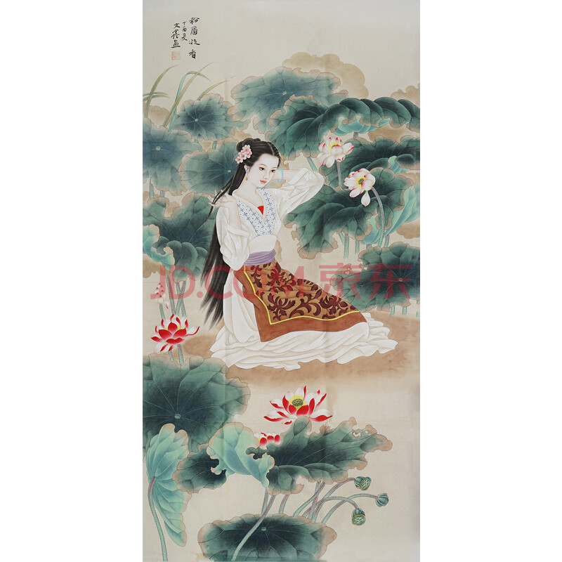 专职工笔画家 郭文鑫 《粉黛凝香》