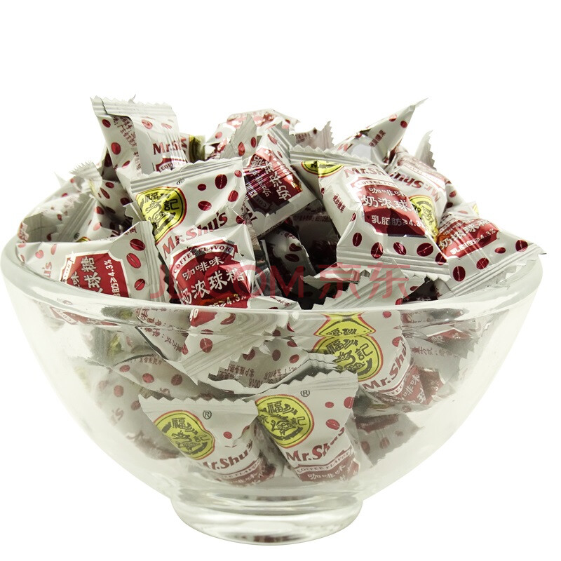 徐福记 奶浓球糖 硬糖散装称500g 奶油咖啡椰子婚庆回礼喜糖果零食品