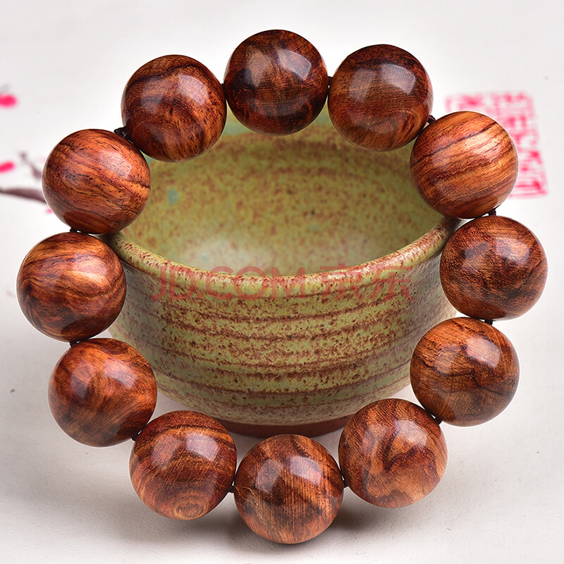 20毫米老料 海南 黄花梨佛珠手串