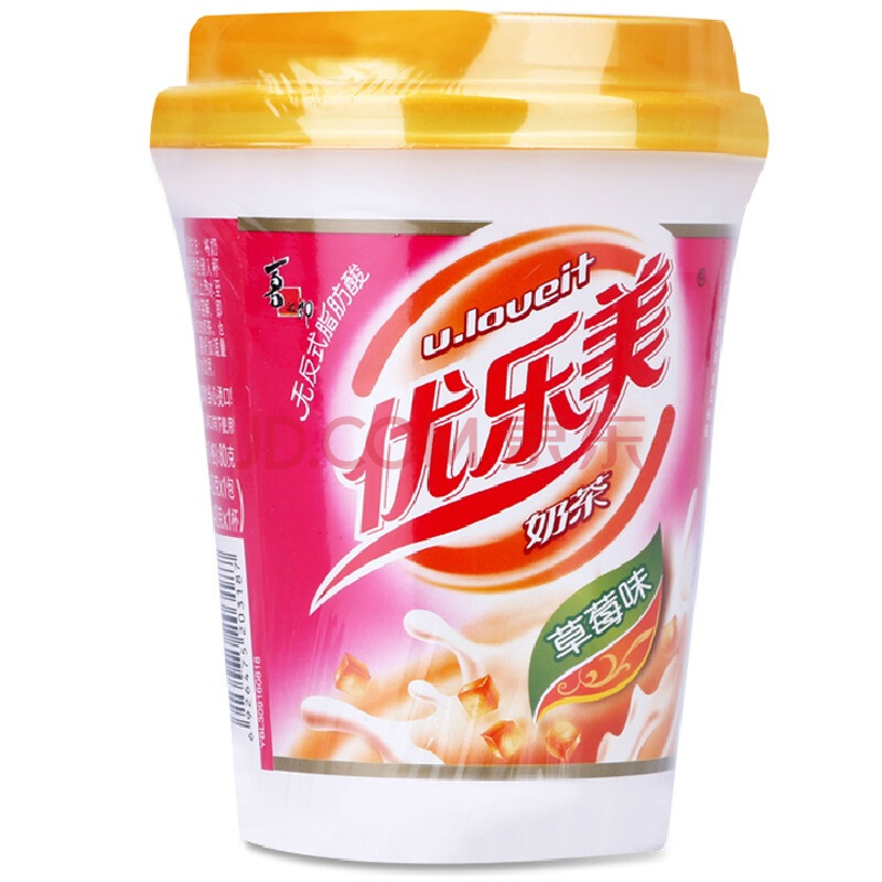 优乐美 u.loveit 草莓味奶茶80g/杯