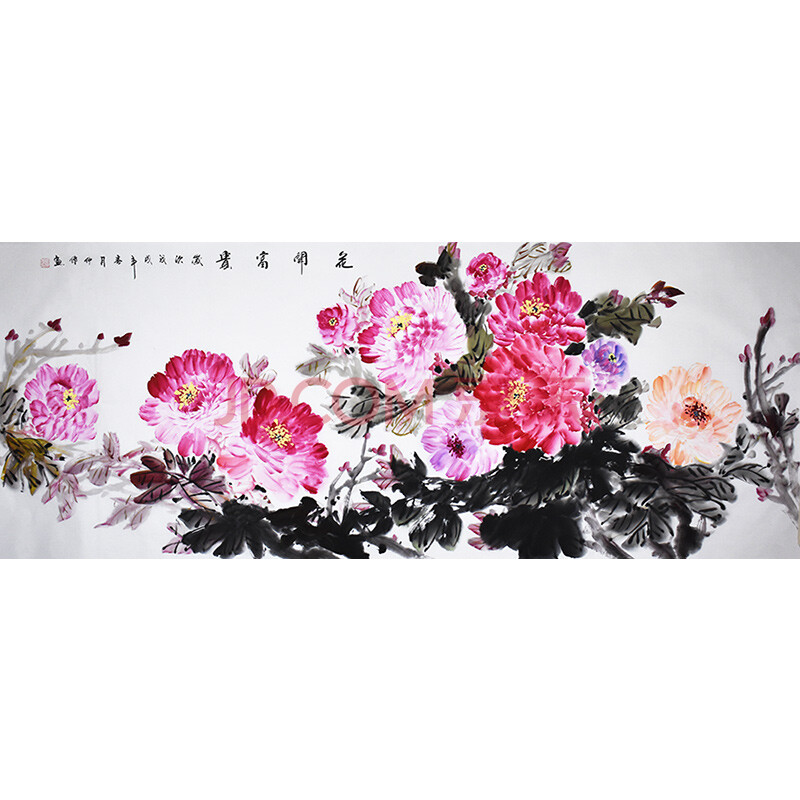 中美协会员 韦仲传 1.78米【花开富贵】