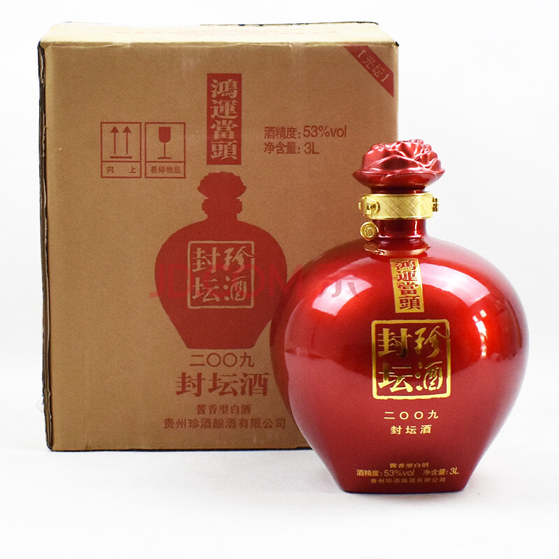 珍酒封坛(二00九封坛酒)2018年 53度 3000ml 一坛 酱香型【33(收藏