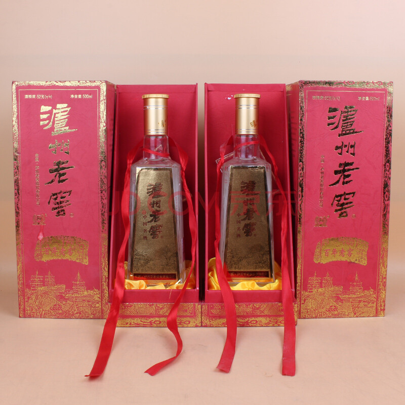 泸州老窖(百年窖酒)2000年 52度 500ml 2瓶【30】