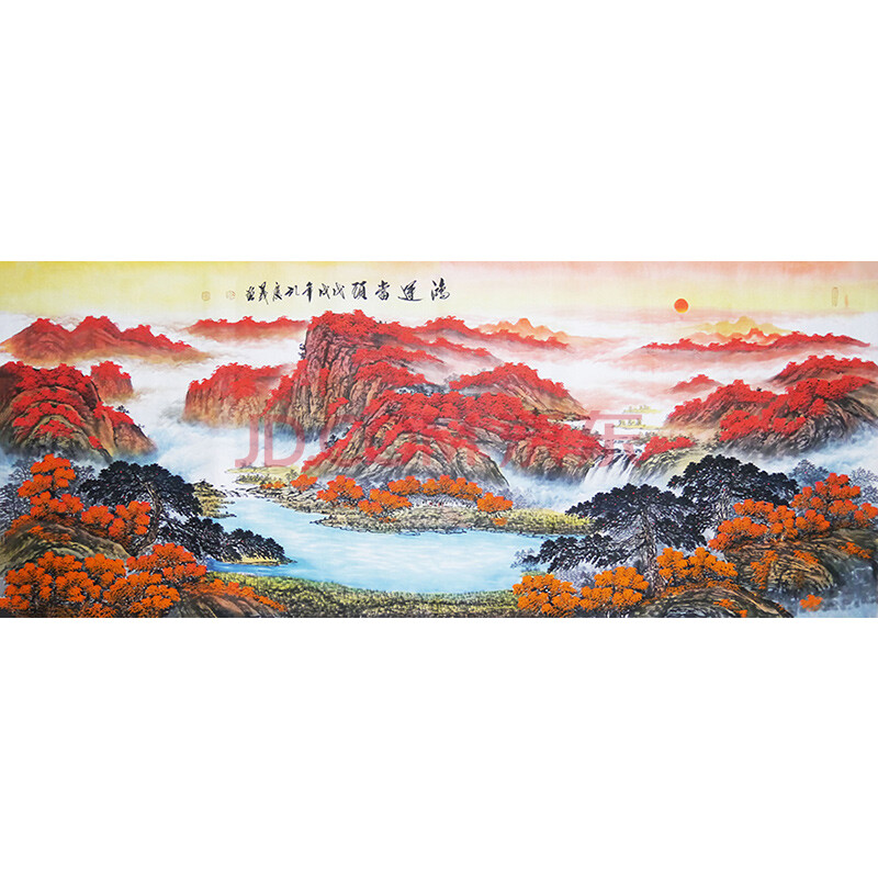 孔子第七十三世孙 中国书画家协会 孔庆义 2.40米【鸿运当头】