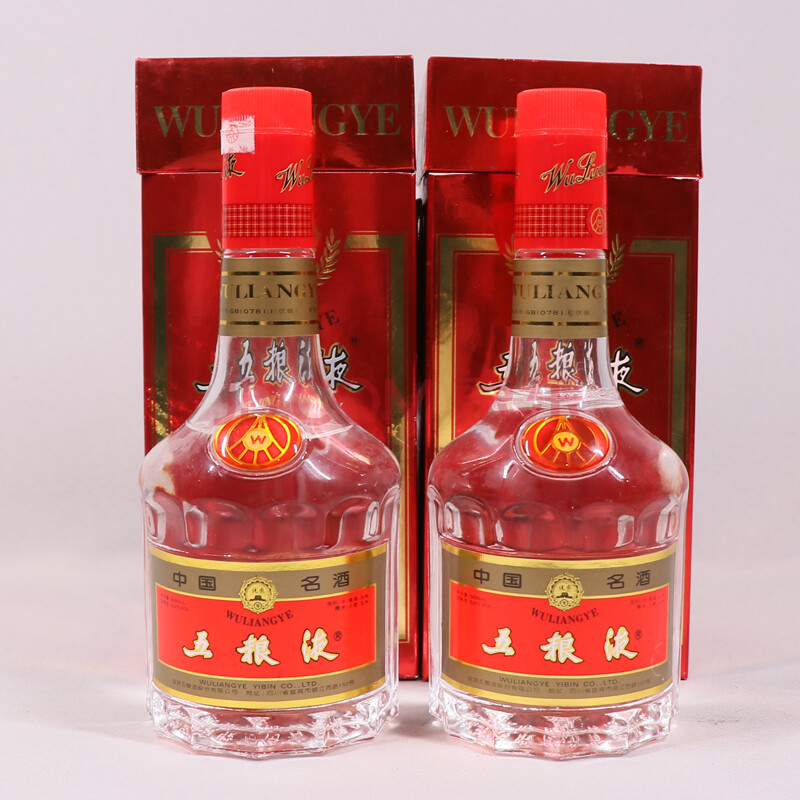 五糧液(紅盒)2000年 52度 500ml 2瓶【83】