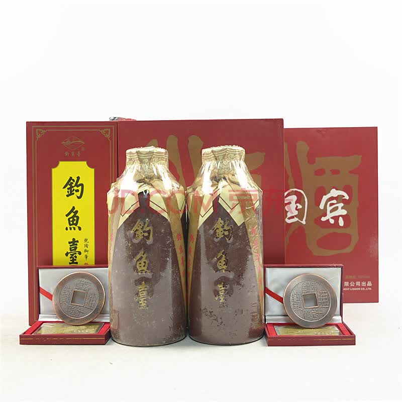 钓鱼台国宾酒2008年53度1l 2瓶(白酒)【17】