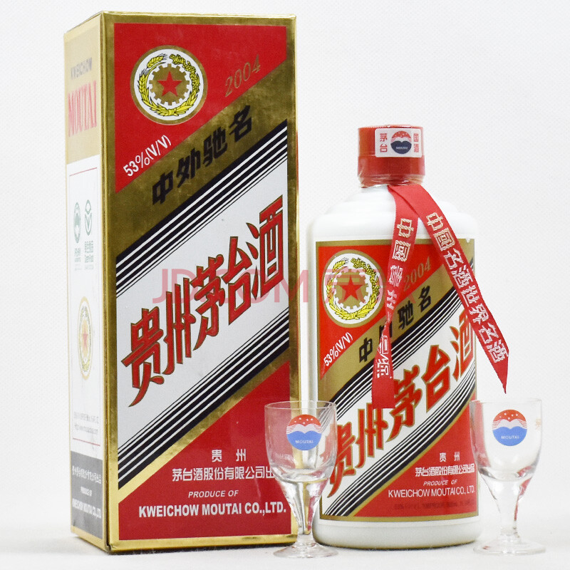 茅台酒 2004年 53度500ml 酱香型 1瓶【4】(老名酒收藏拍卖)-京东珍品
