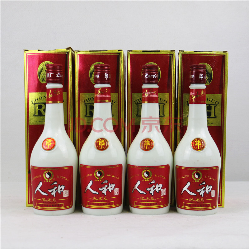 人和牌人和酒 1996年 500ml 4瓶【33-23】(老酒)