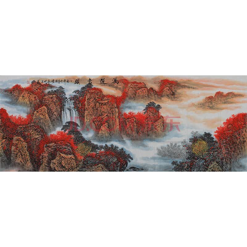 广西西林画院常务副院长 周国耀《鸿运当头》